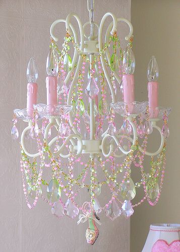 Pink Plastic Chandeliers Adding Colorful Flair to Any Room