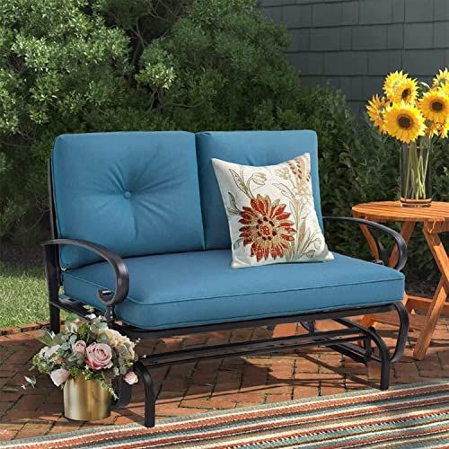 Rocking Glider Benches With Cushions – The Perfect Seating Solution for Your Outdoor Space