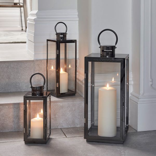 Set Of 3 Outdoor Lanterns Illuminate Your Outdoor Space