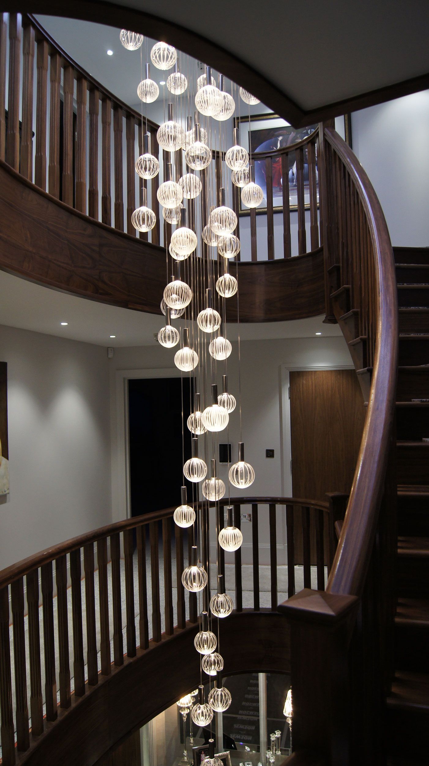 Stairway Chandelier Adding Elegance to Your Home