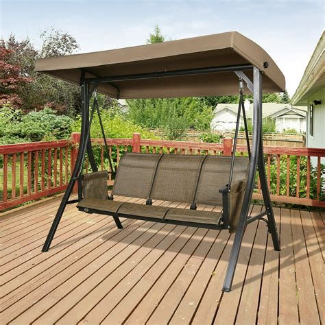 Swing Glider Bench Chairs Perfect for Relaxing Outdoors