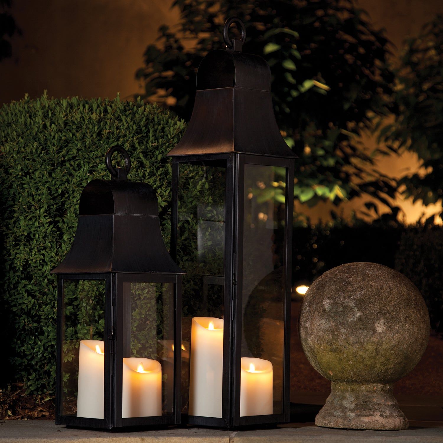 Tall Outdoor Lanterns Enhance Your Outdoor Space