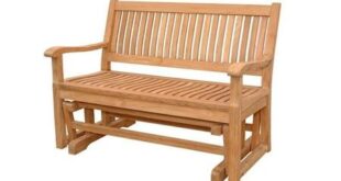 Teak Outdoor Glider Benches