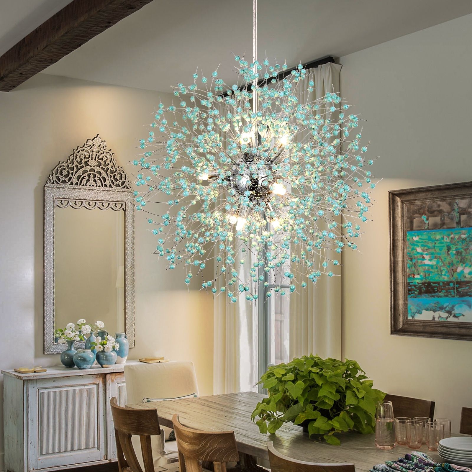 Turquoise Crystal Chandelier – The Ultimate Decorative Showstopper