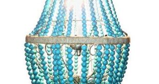 Turquoise Stone Chandelier Lighting