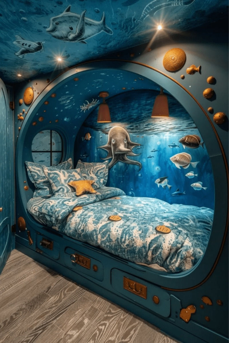 Under The Sea Decorations Bedroom Create a Magical Underwater Oasis