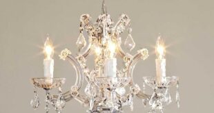 4 Light Crystal Chandelier