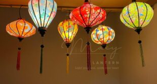 Colorful Outdoor Lanterns