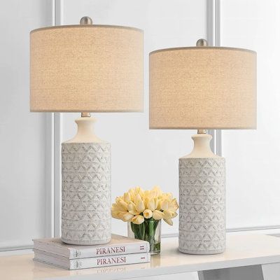 White Living Room Table Lamps the Perfect Addition to Your Space